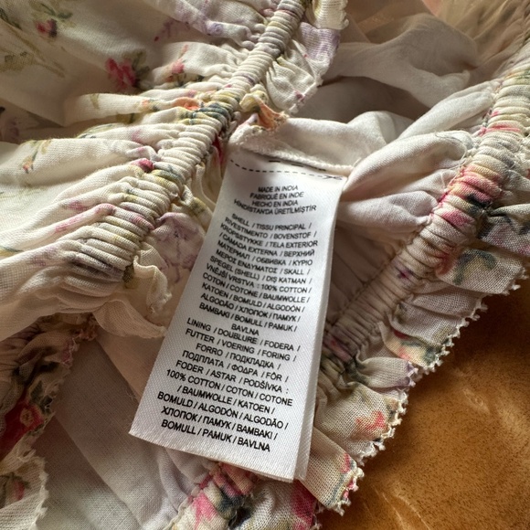 Romantic Ralph Lauren Polo Blouse | Flower Blouse | Crop Top | Off the Shoulder - Picture 5 of 6